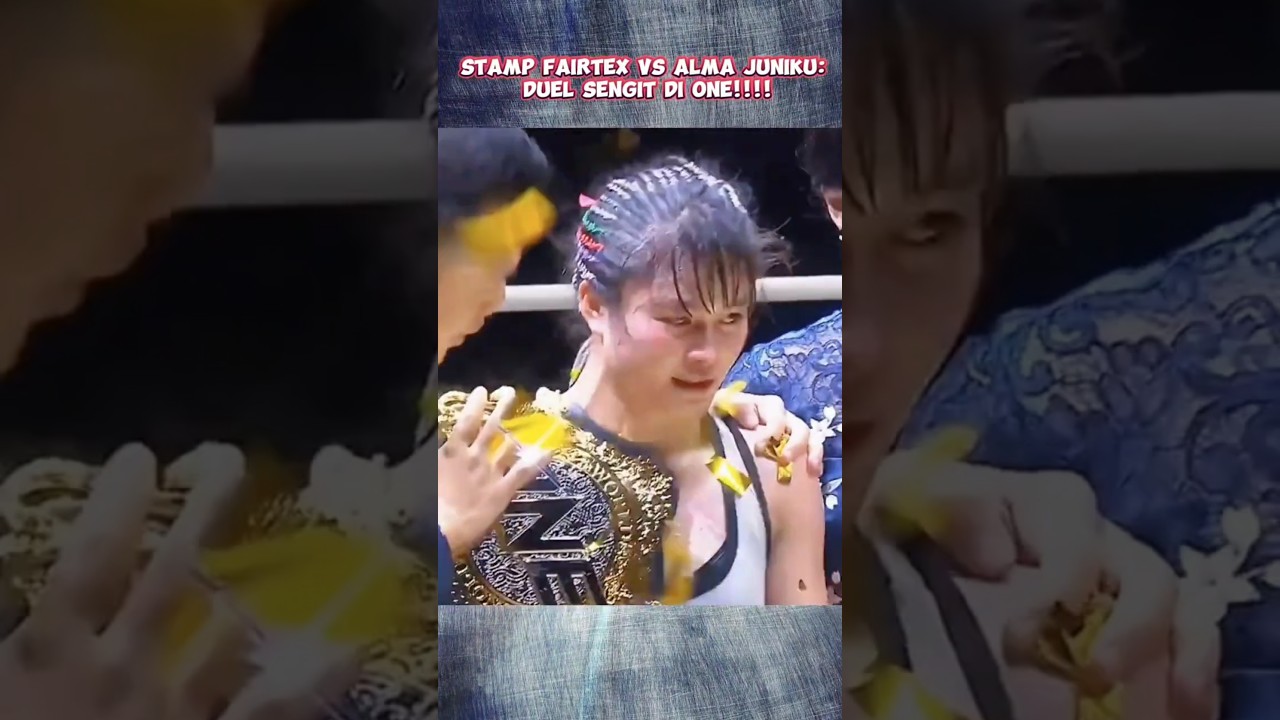 Stamp Fairtex vs Alma Juniku: Duel Sengit di ONE!".