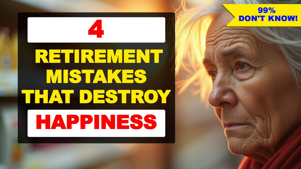 4 Retirement Mistakes That Destroy Happiness &ndash; How to Avoid Them Now!
