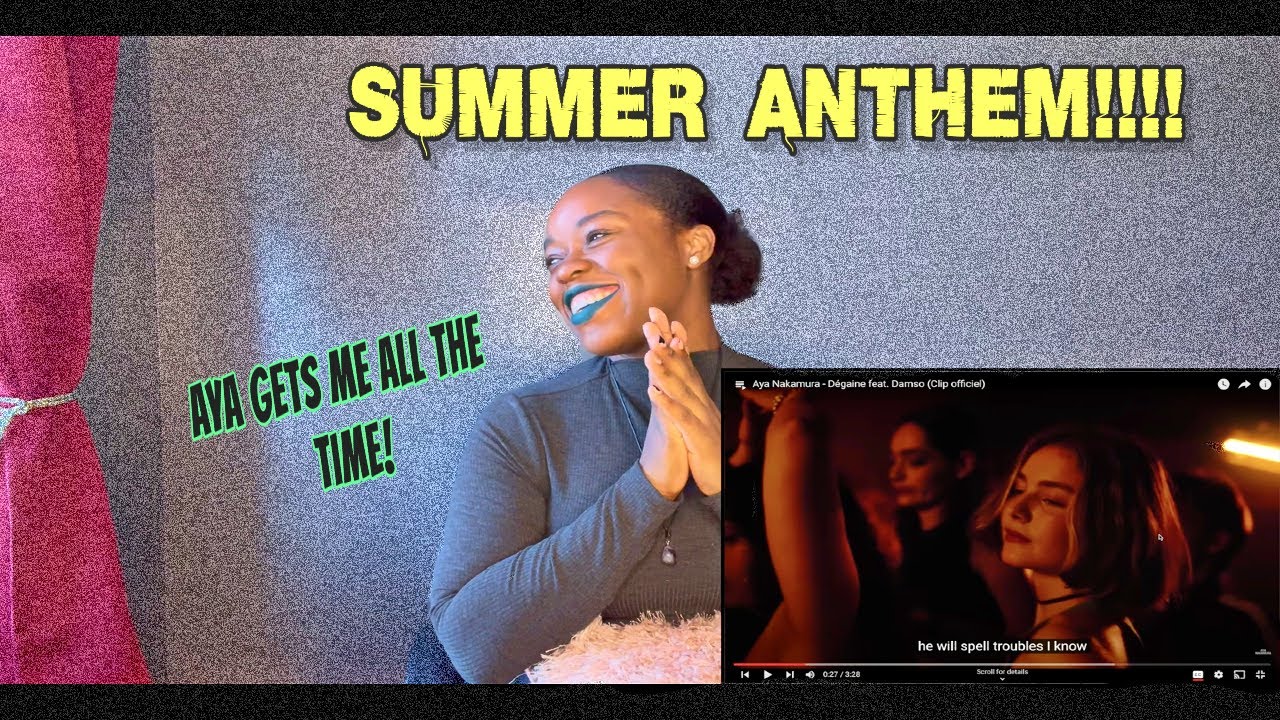 REACTION TO: Aya Nakamura - Dégaine ft. Damso