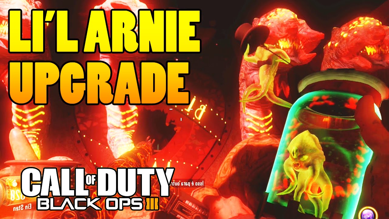 Como fazer o upgrade na Li'l Arnie, nova Monkey Bomb - Vermes Dançarinos Easter Egg (BO3 Zombies)