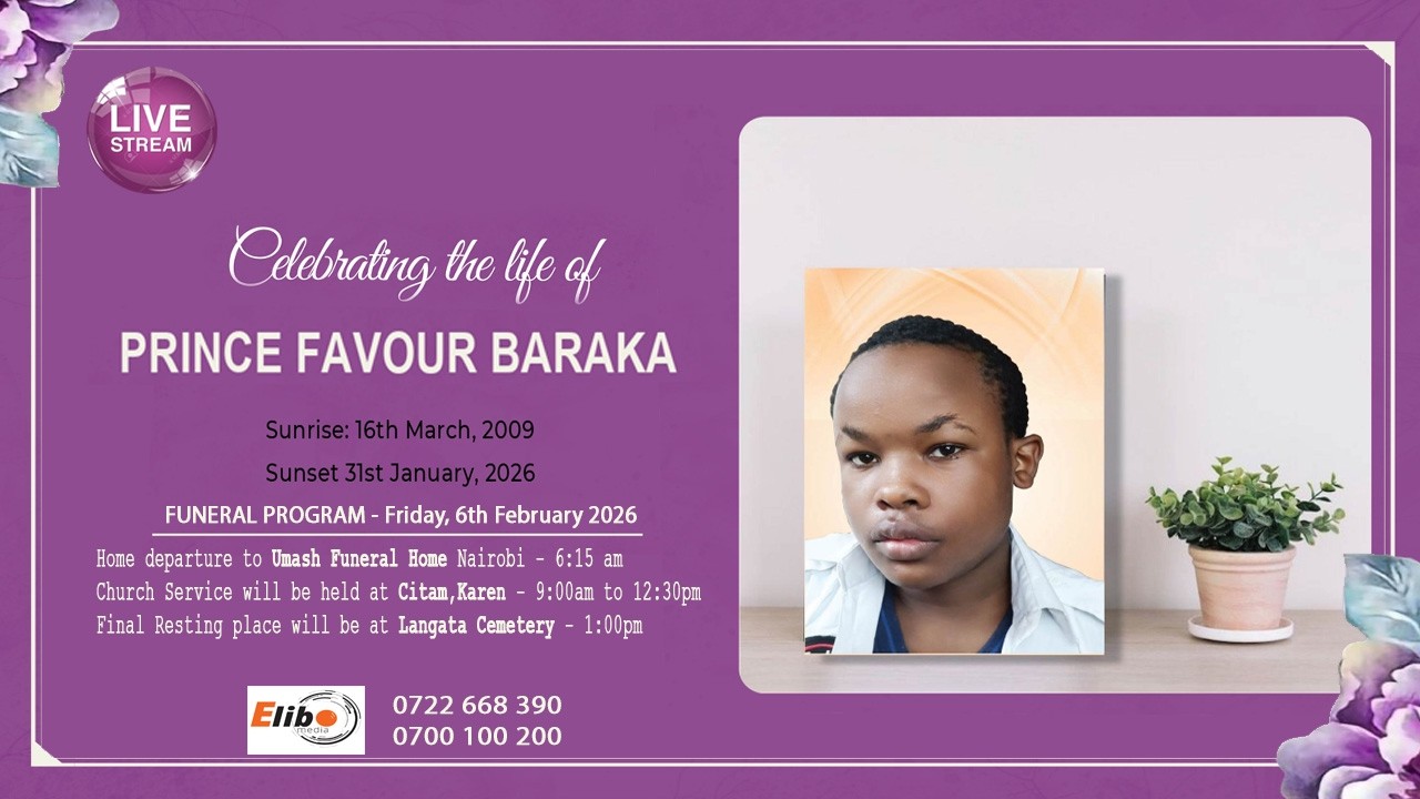 CELEBRATING THE LIFE OF PRINCE FAVOUR BARAKA