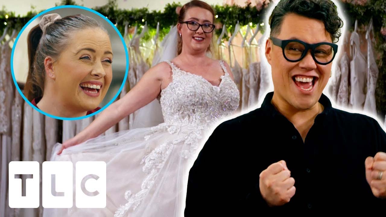 Bride With A £500 Budget Finds The Perfect Sparkly Princess Gown | Say Yes To The Dress Lancashire