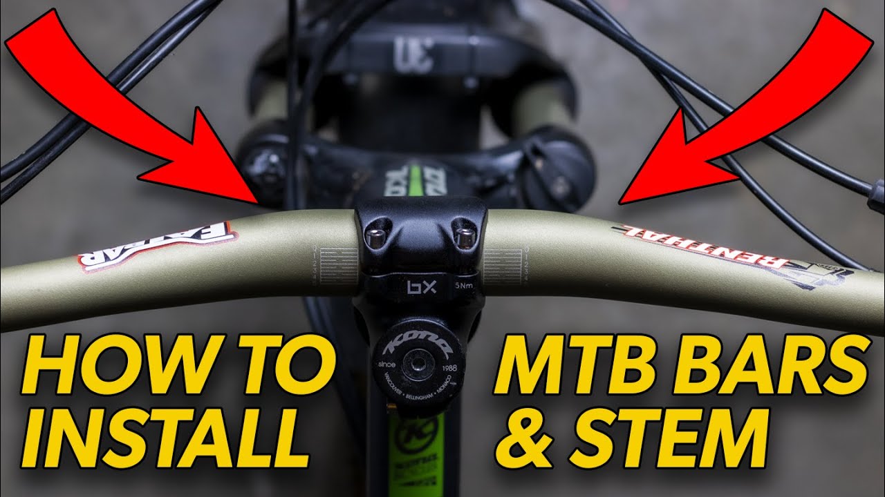 HOW TO INSTALL - Renthal Fatbar V2 Riser Bars and Brand X Enduro MTB Stem - First Impressions