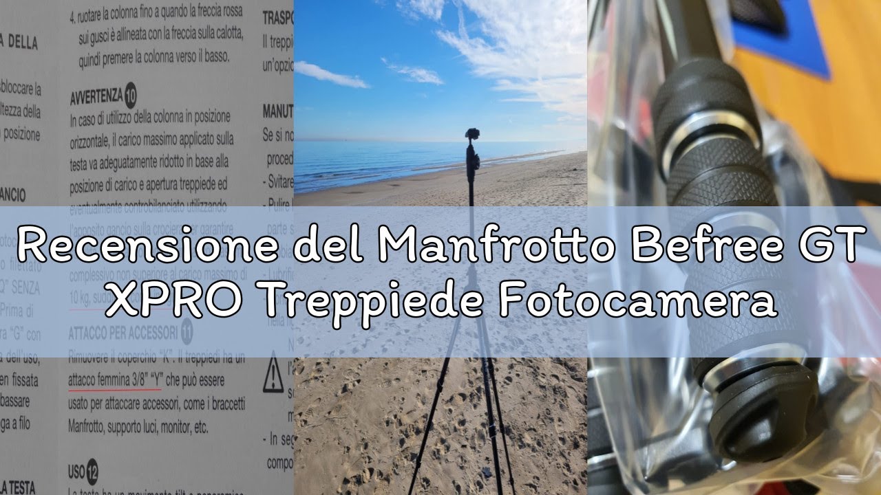 Recensione del Manfrotto Befree GT XPRO Treppiede Fotocamera in Carbonio, Testa a Sfera Centrale 496