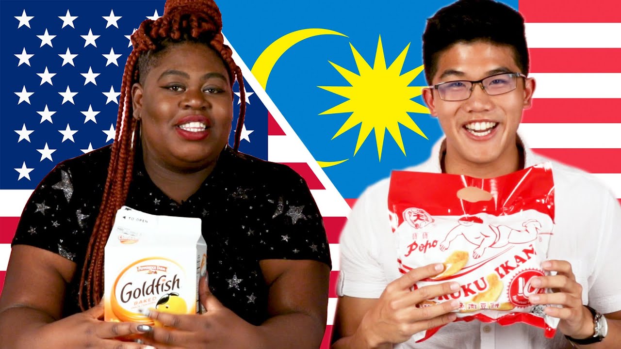 Americans & Malaysians Swap Snacks
