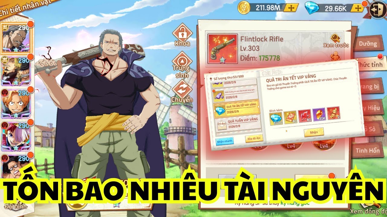 Có Nên Dùng Thư Tết VIP Vàng Full SP Ben Tốn Bao Nhiêu | Haki Huyền Thoại