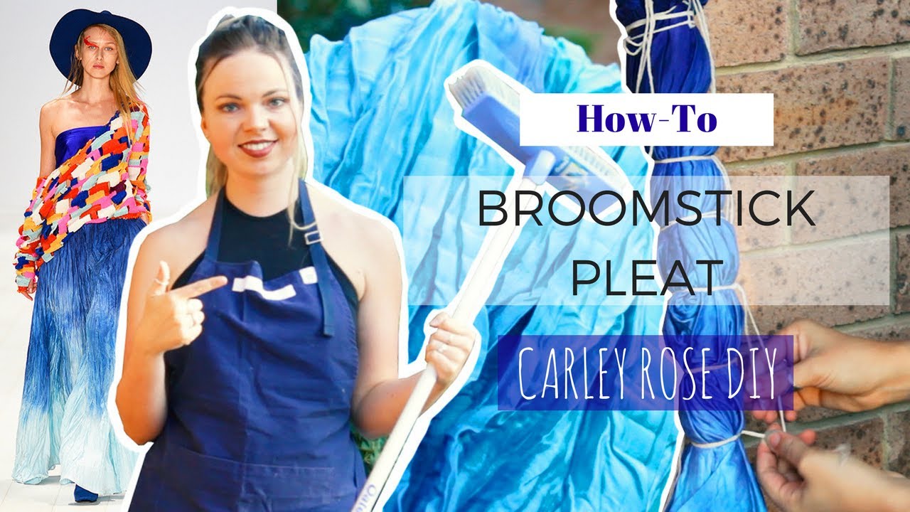How to Pleat Fabric At Home: Broomstick Pleating for Beginners