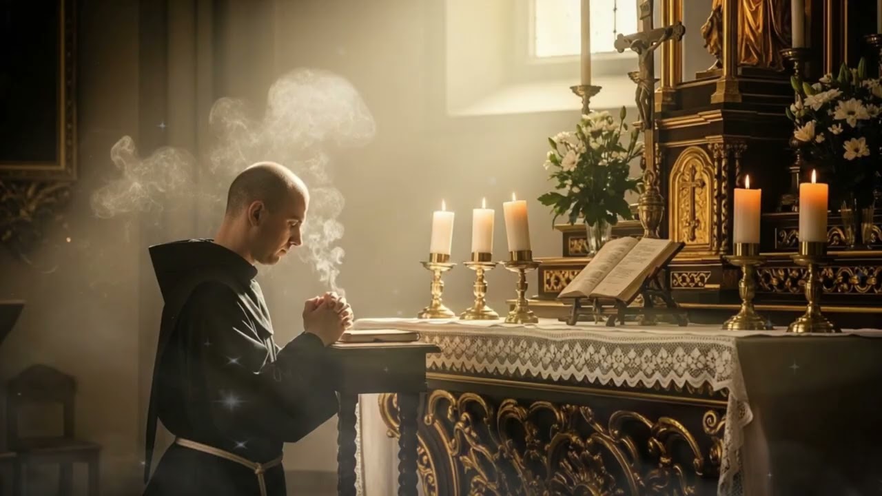 Gregorian Chant for Deep Healing Rest & Sacred Night Prayer | Tranquil Monastic Voices