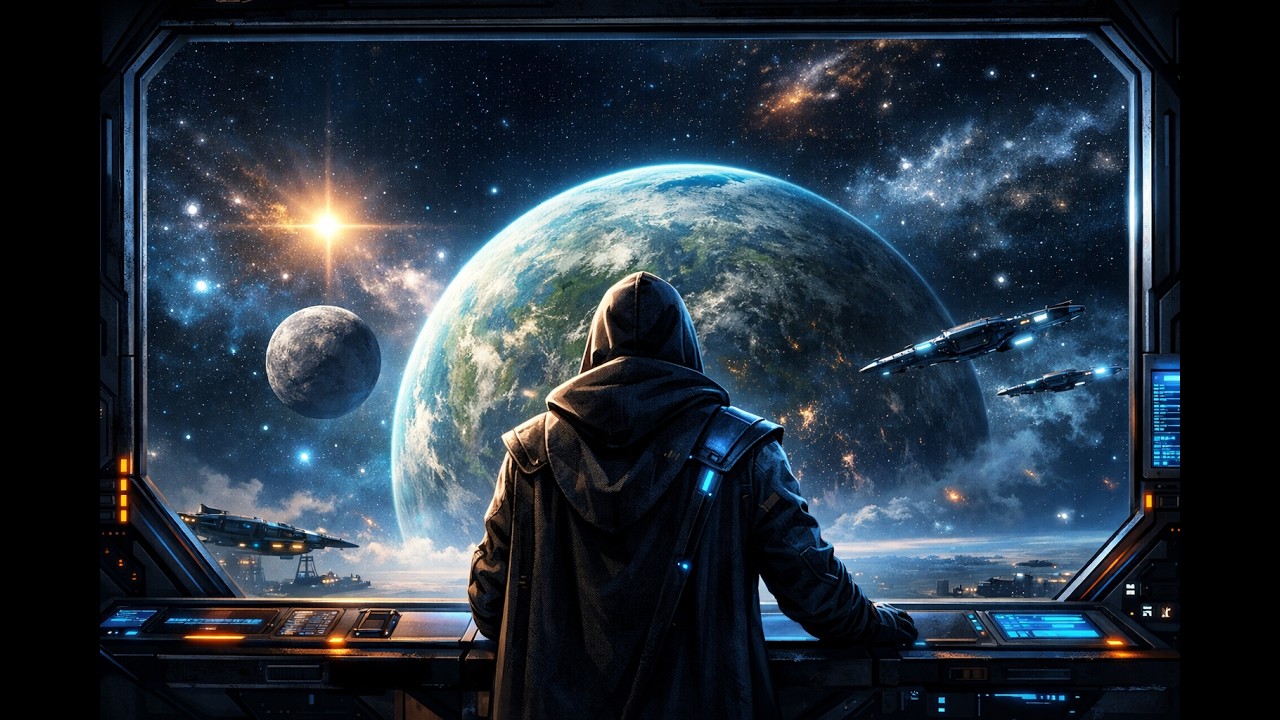 Alone in Space 🌌 | 3 Hour Sci-Fi Ambience for Focus, Relaxation & Sleep