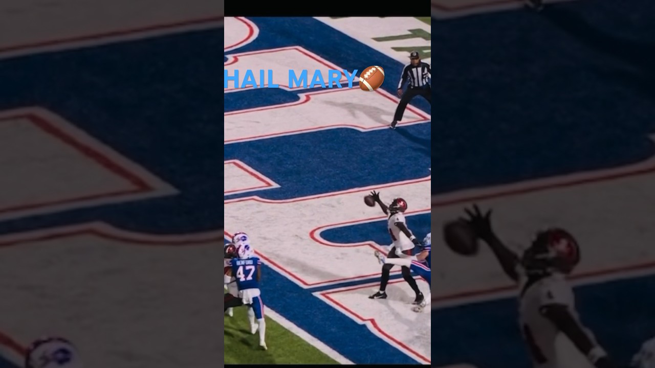 NEAR MISS HAIL MARY as BUFFALO BILLS ESCAPE #billsmafia #bills #joshallen #bakermayfield #tnf #nfl