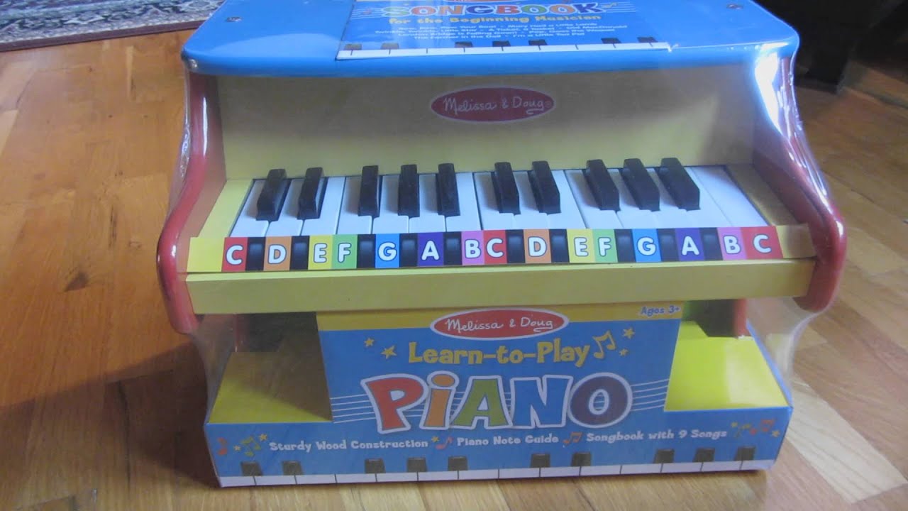 Melissa and Doug Piano Up Close View (1080p HD)