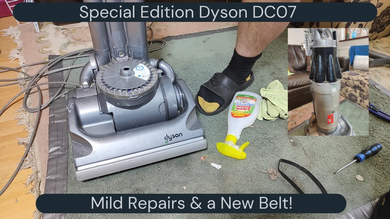 Dyson DC07 Argos Special - Belt Change and check-over!