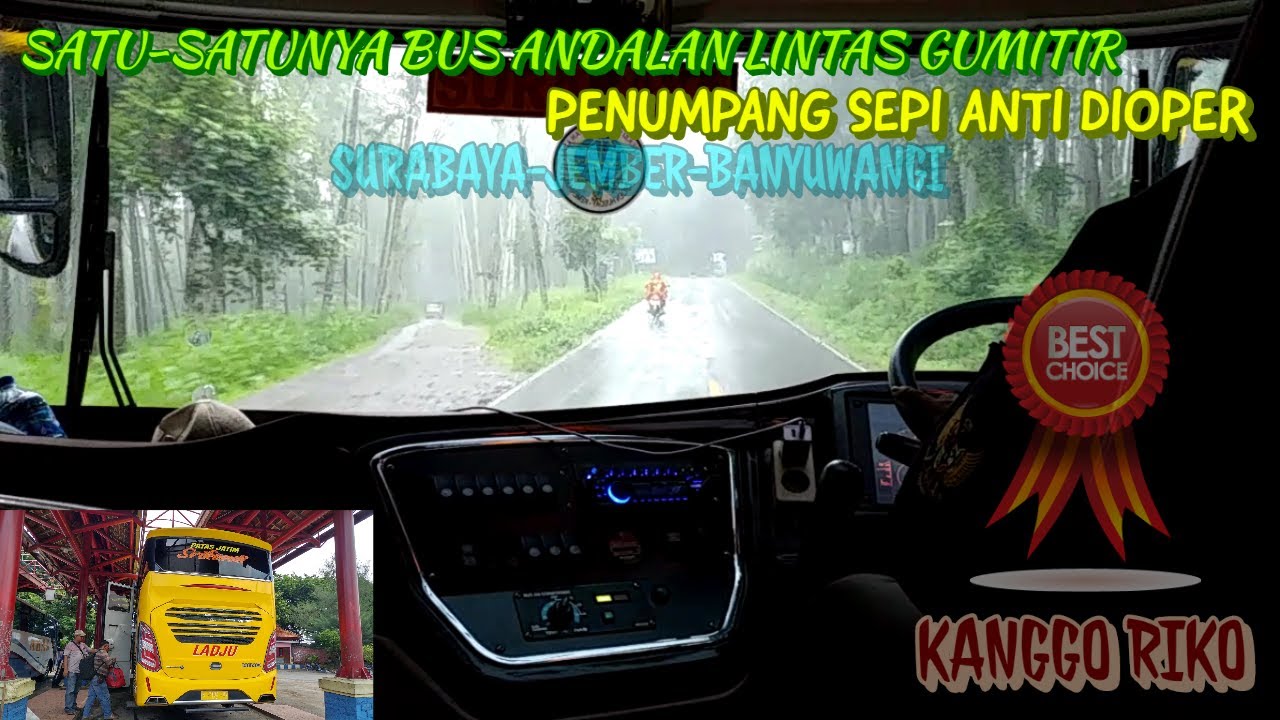 Tes Kebocoran Bus Ladju Avante H7 di Lintas Gunung Gumitir