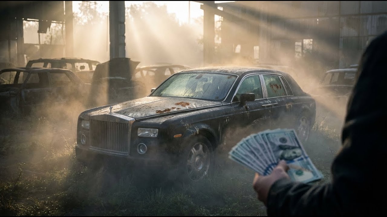 I Bought a Diamond Black Rolls Royce Phantom in Ruins… Only $1000! POV ASMR Restoration