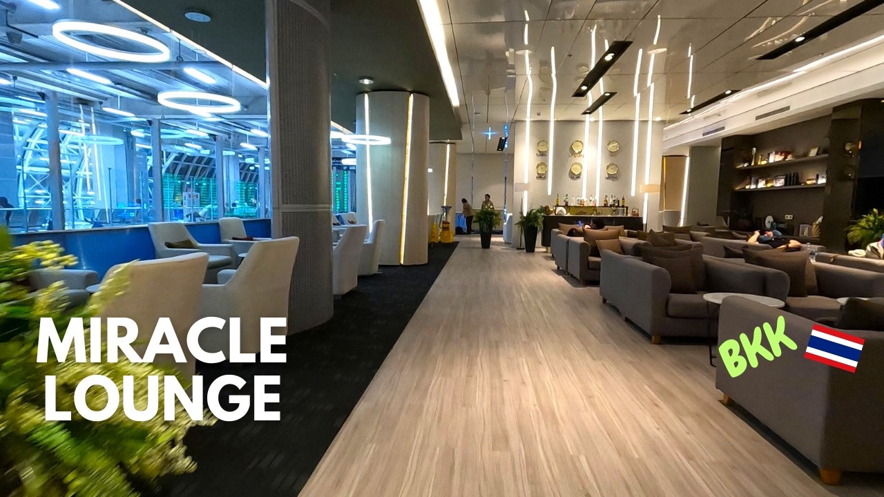 Miracle First Class Lounge Tour BKK Airport 🇹🇭