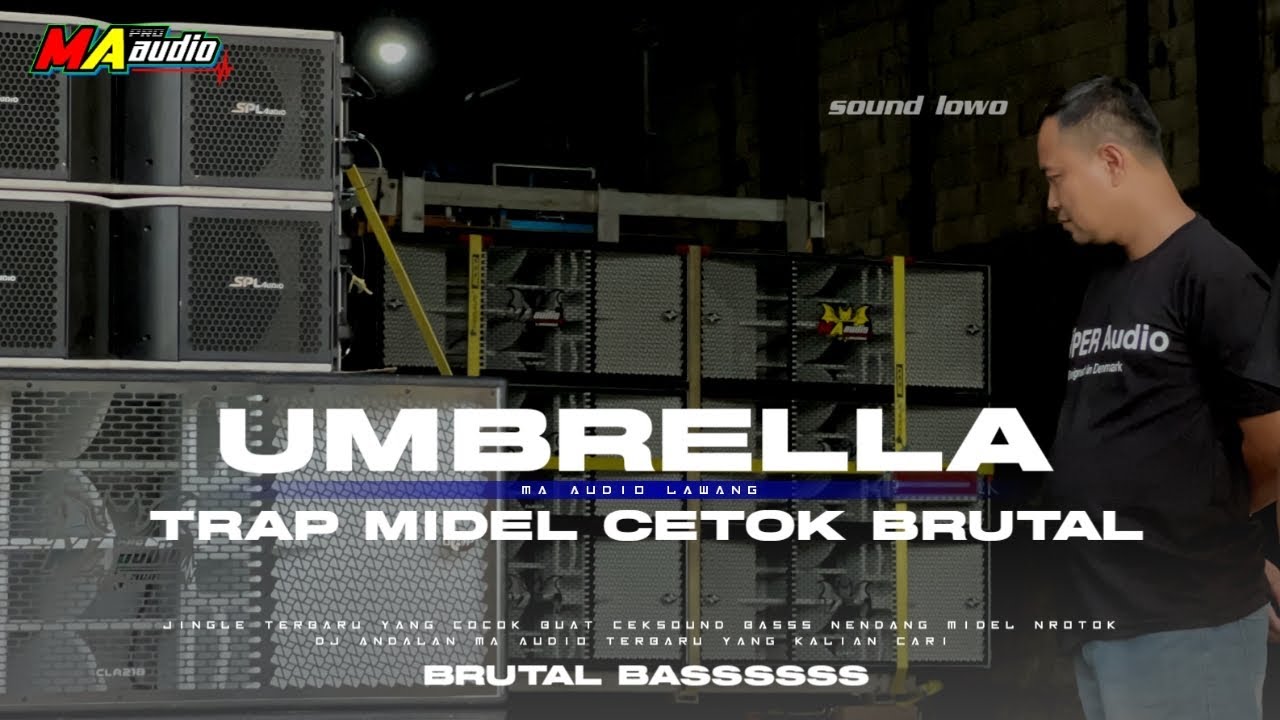 DJ MIDEL CETOKKK ‼️ JINGLE MA AUDIO UMBERELLA NEW VESI TRAP CEKSOUND #maaudiolawang 