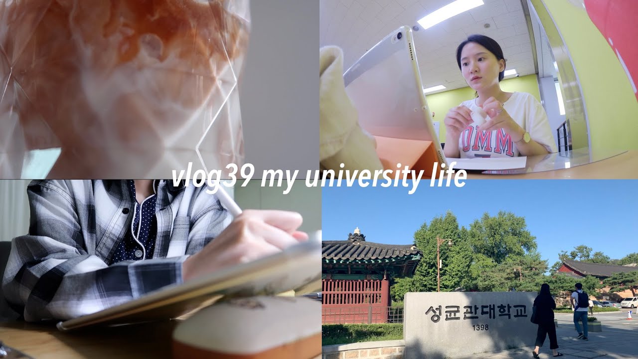 (eng) vlog | 하는건 없지만 끊임없이 바쁜 대학생 브이로그 | 로지텍 키보드, 공강엔 중도, 참치 주먹밥, 타코몽, 젤리크루마켓, 피부 뒤집힘| vlog39