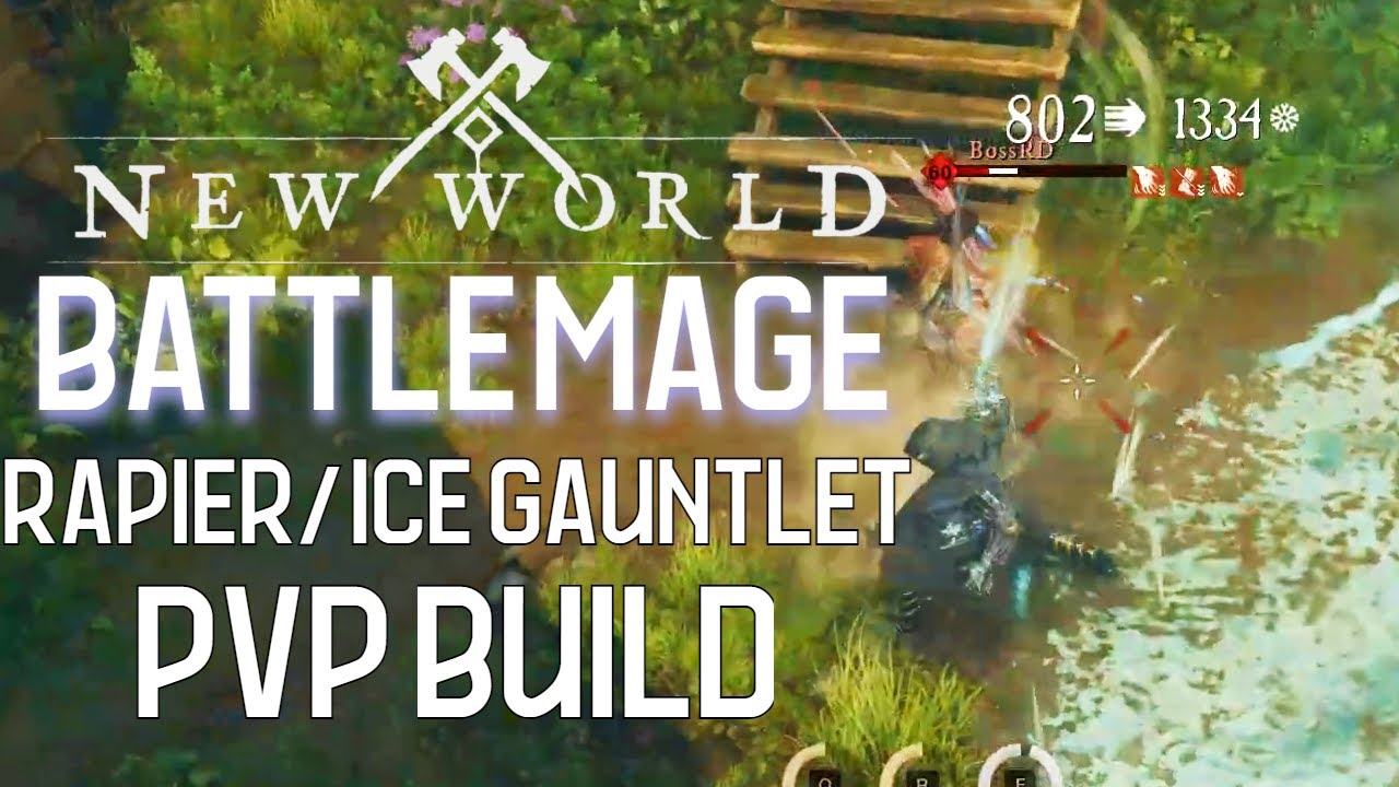 New World Rapier / Ice Gauntlet Solo PVP Build Guide - The Battlemage