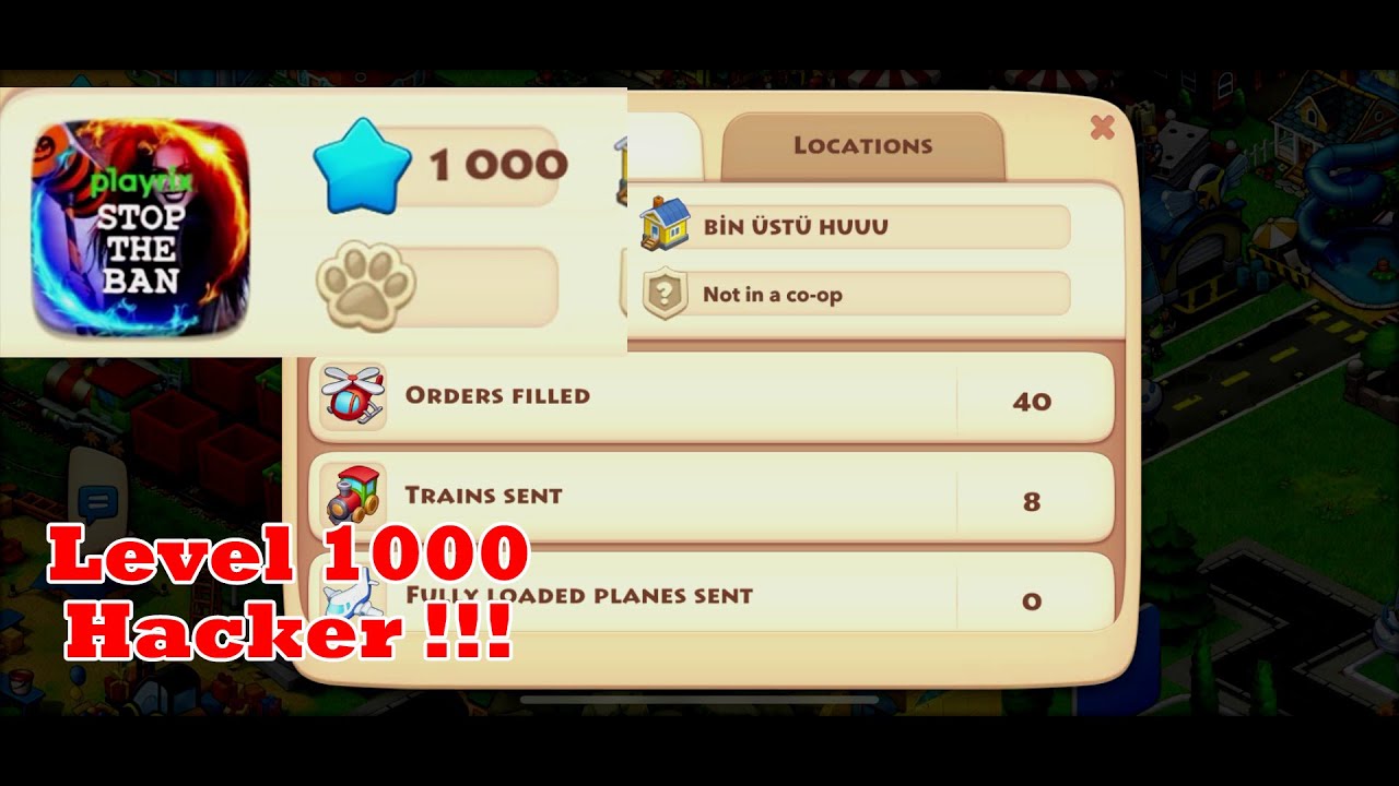 TOWNSHIP : Level 1000 Hacker Town !!!