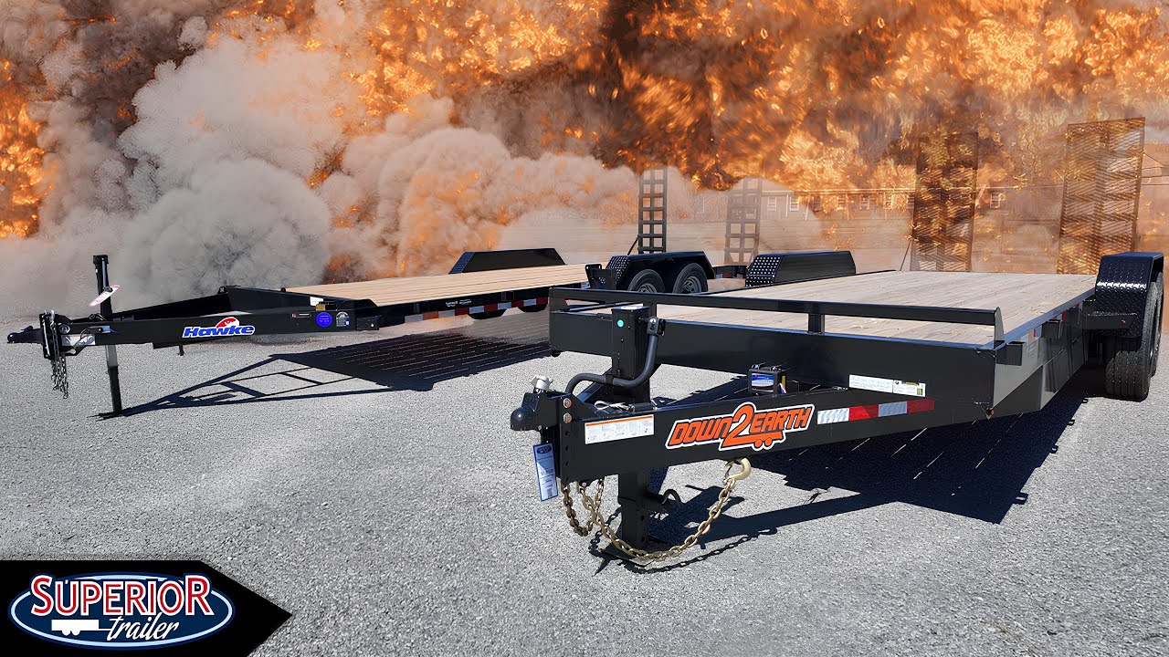 Hawke vs. Down2Earth | Equipment Trailers!