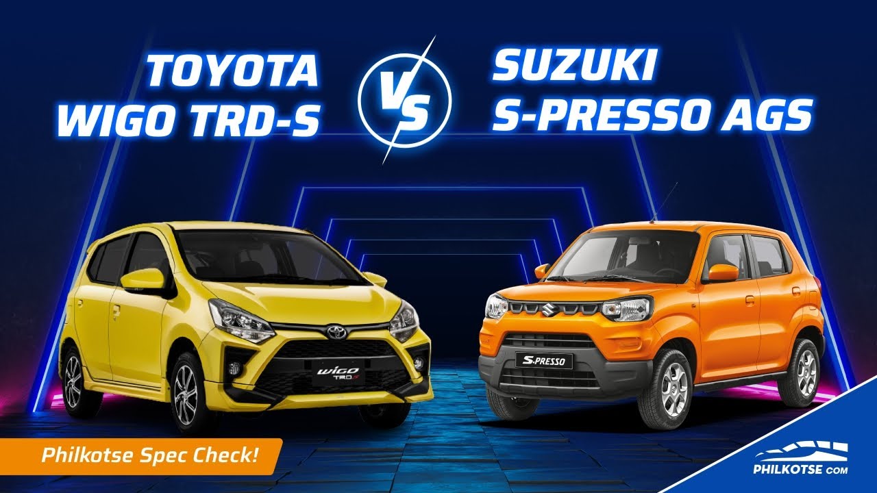 Toyota Wigo TRD-S vs Suzuki S-Presso AGS | Philkotse Spec Check