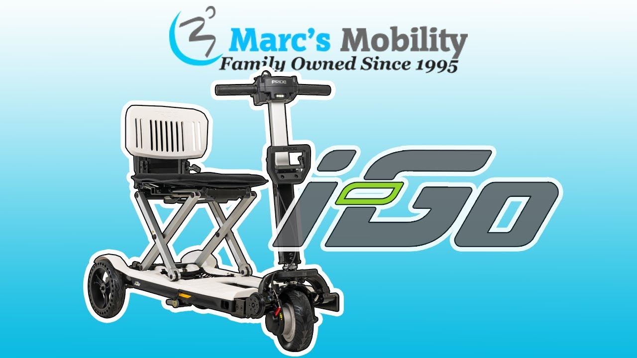 iGo S20 - Folding Take Apart Scooter - Full Review - Manufactured by @Pride Mobility Products Corporation