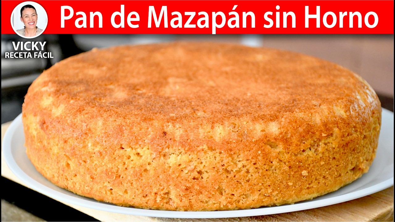 PAN DE MAZAPAN SIN HORNO | Vicky Receta Facil