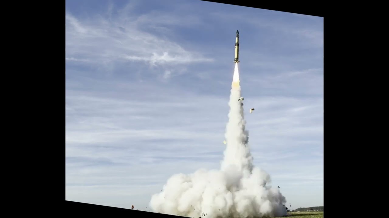 SS-20 Saber/RSD-10 Pioneer high power rocket launch: Camera #2 slow motion