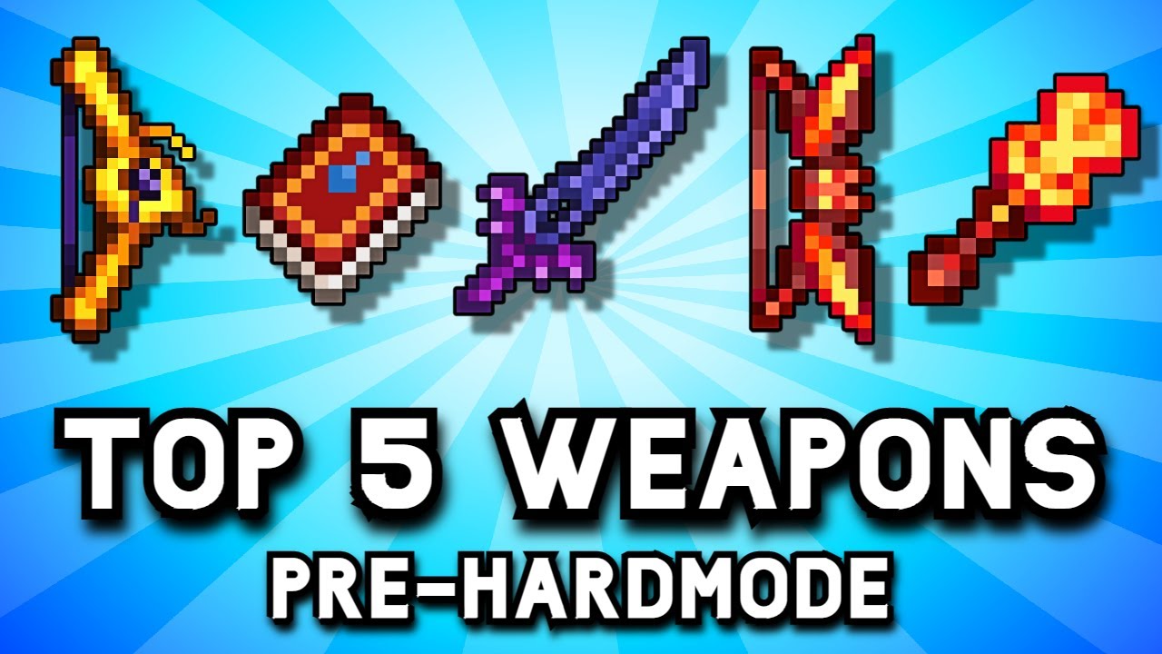 The Best Weapons For Pre-Hardmode Players in Terraria