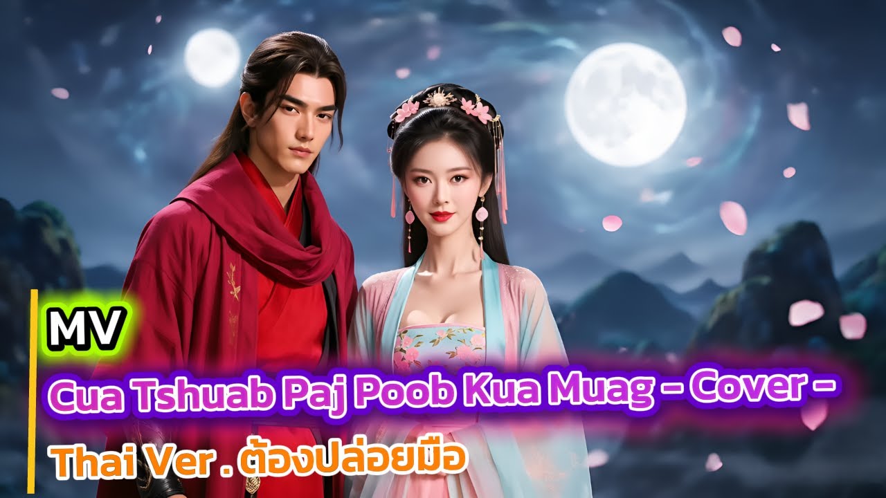 MV - Cua Tshuab Paj Poob Kua Muag - Cover - Thai Ver . ต้องปล่อยมือ