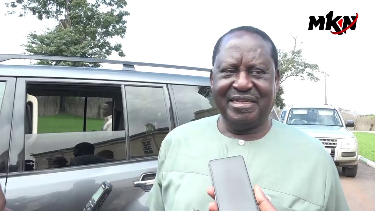 SEE RAILA ODINGA MEETING THE BUGANDA KING KABAKA IN UGANDA!