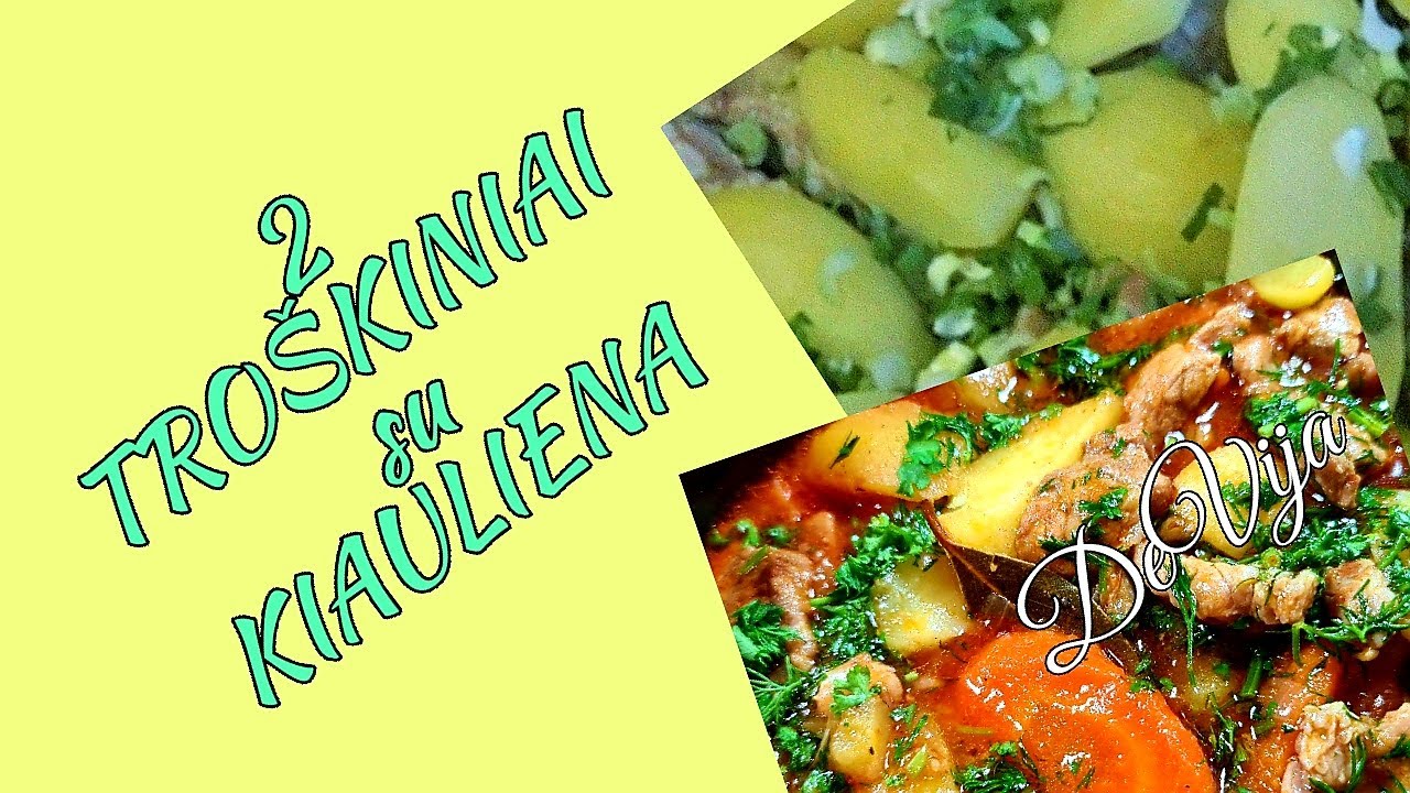 2 troškiniai su kiauliena!*🥘👌 Skanu, paprasta, greita!😊
