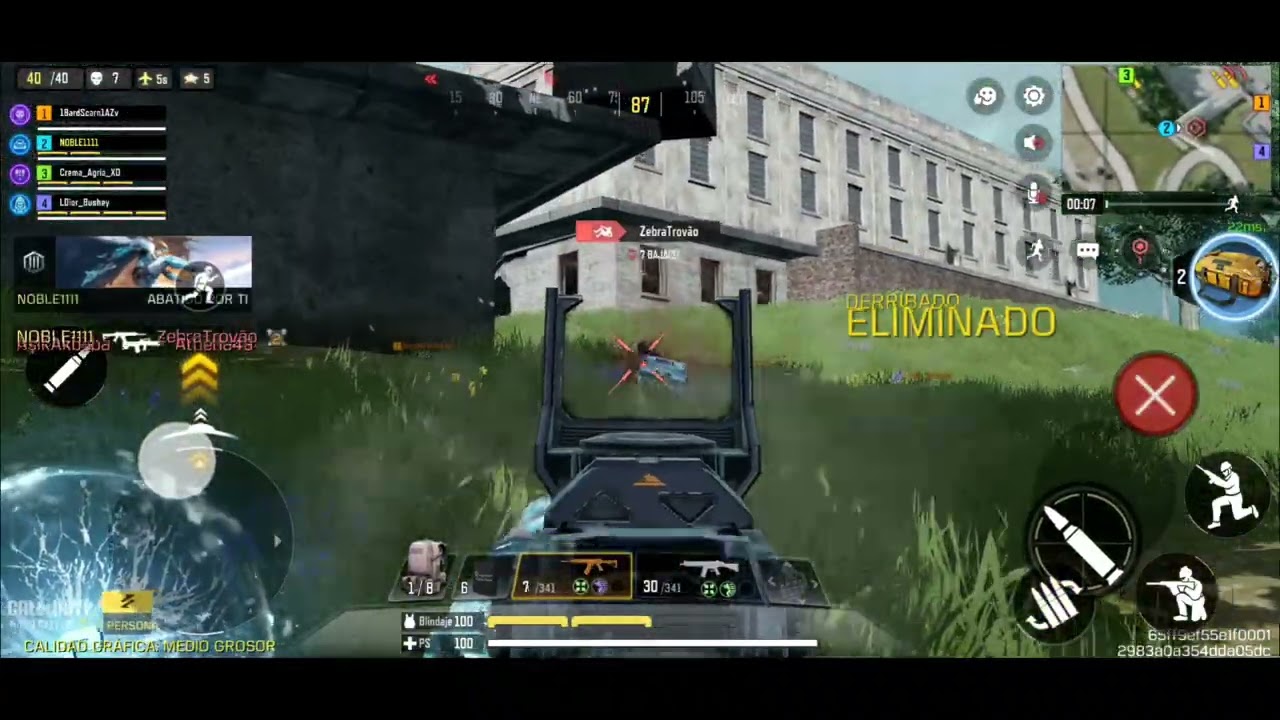 JUGANDO BATTLE ROYALE ALCATRAZ call of duty mobile