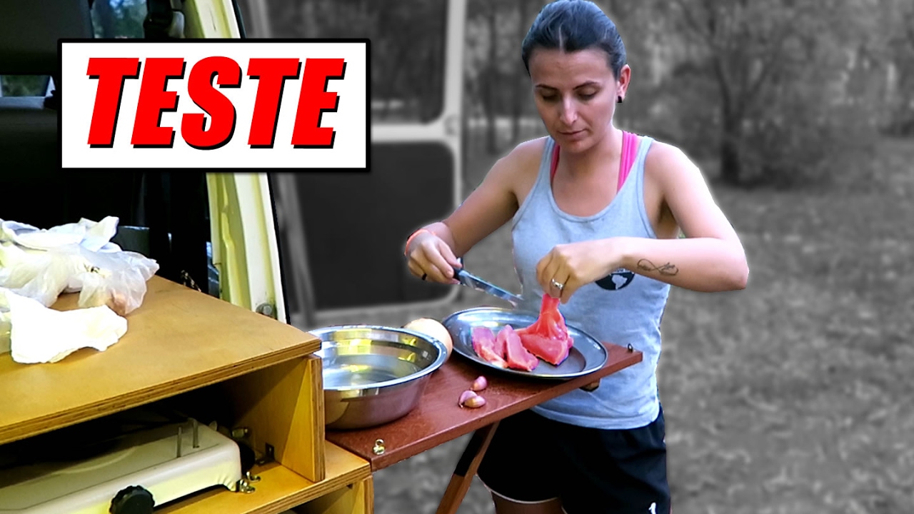 COZINHANDO DO LADO DE FORA DO MOTORHOME [ VOLTA AO MUNDO DE CARRO ] #277