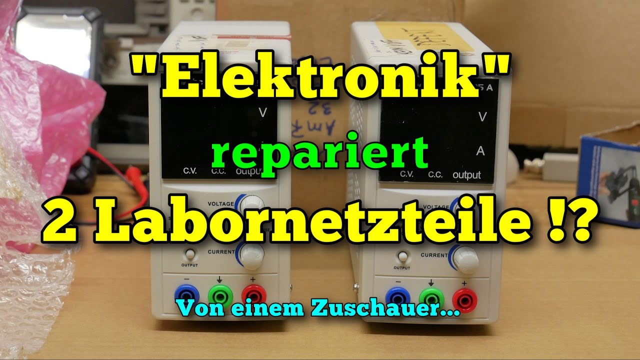Zwei Labornetzteile von nem Zuschauer reparieren...  (PeakTech 6225 A)