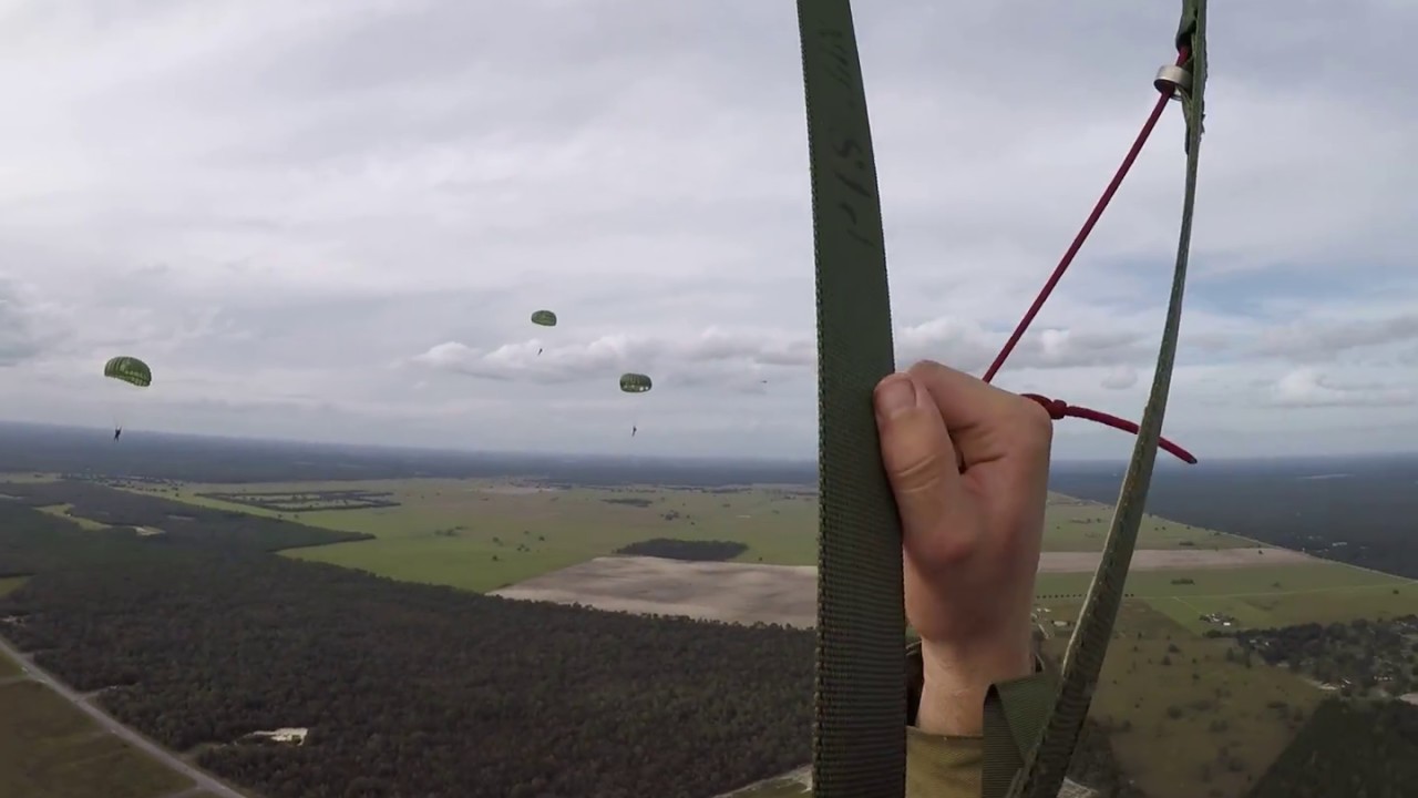 Hard Parachute Landing From C47
