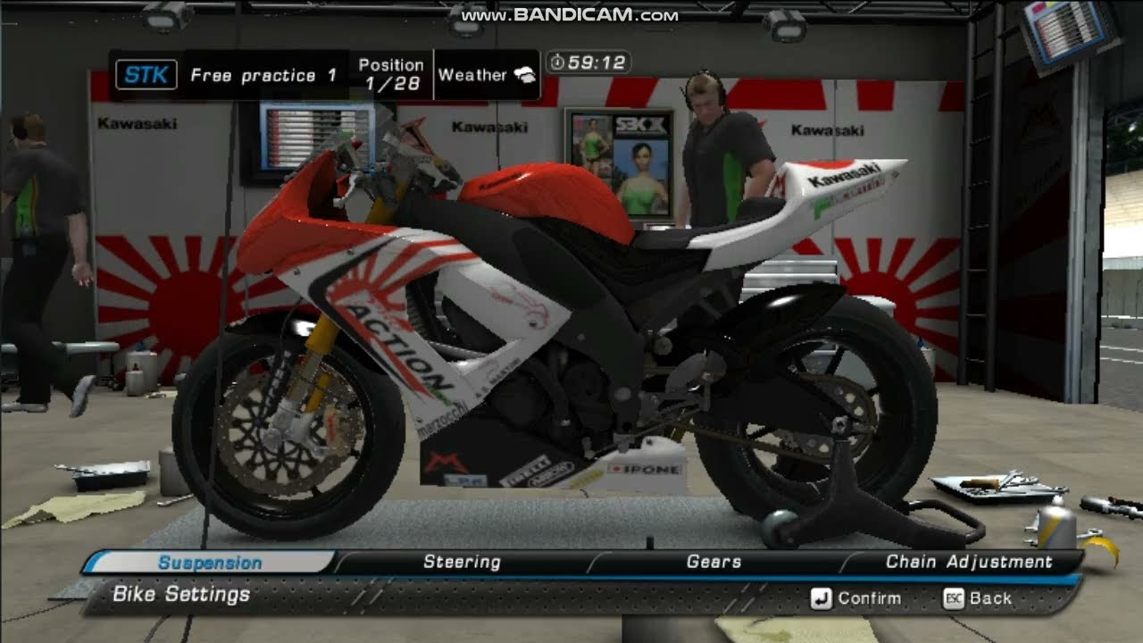 SBK X 2010 - Detalhes do Inicio do Modo Carreira (Menus, Detalhes, Contratos, Graficos, Sons, NPC´s)