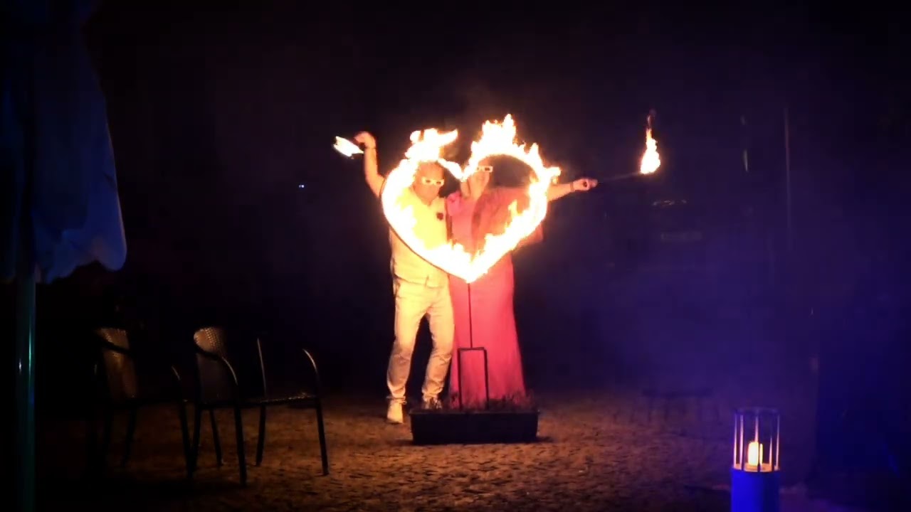 💥 Feuershow Dresden 💥 Hochzeitsfeuershow 💥 Lichtershow Sachsen 💥