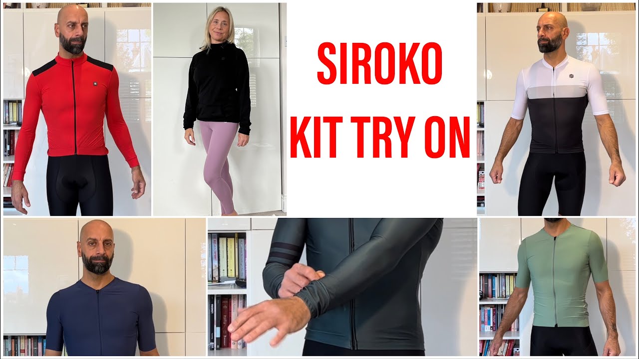 Massive Siroko cycling kit try on haul, with sizing info and a special gift for my wife!