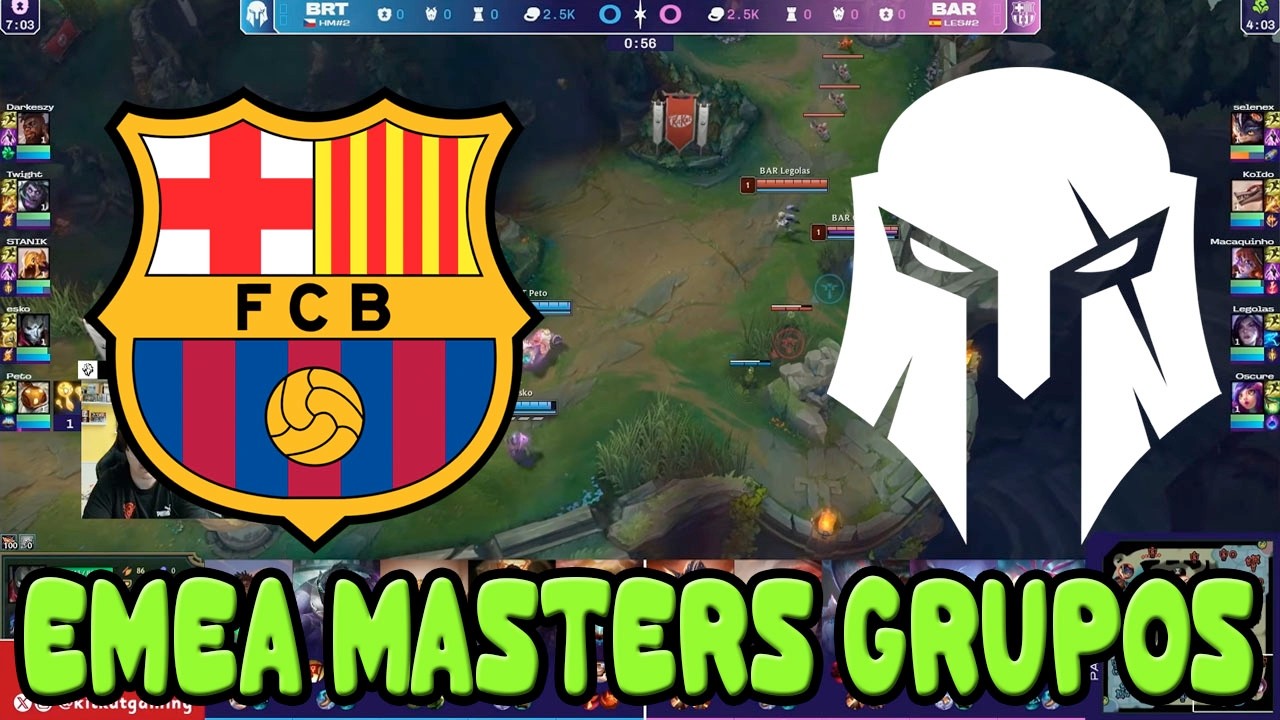 BRT vs FCB / EMEA Masters fase de grupos