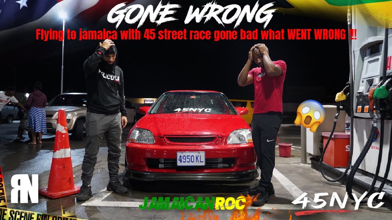 STREET RACE BACK TO JAMAICA TRIP GOES WRONG 4NYC HATCH K20 TURBO CAR READY RAIN TEST PASSES INSANE