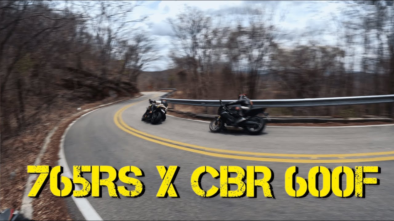 ALGUNS TAKES DA 765RS E HORNET ACELERANDO NA SERRA | PURE SOUND |