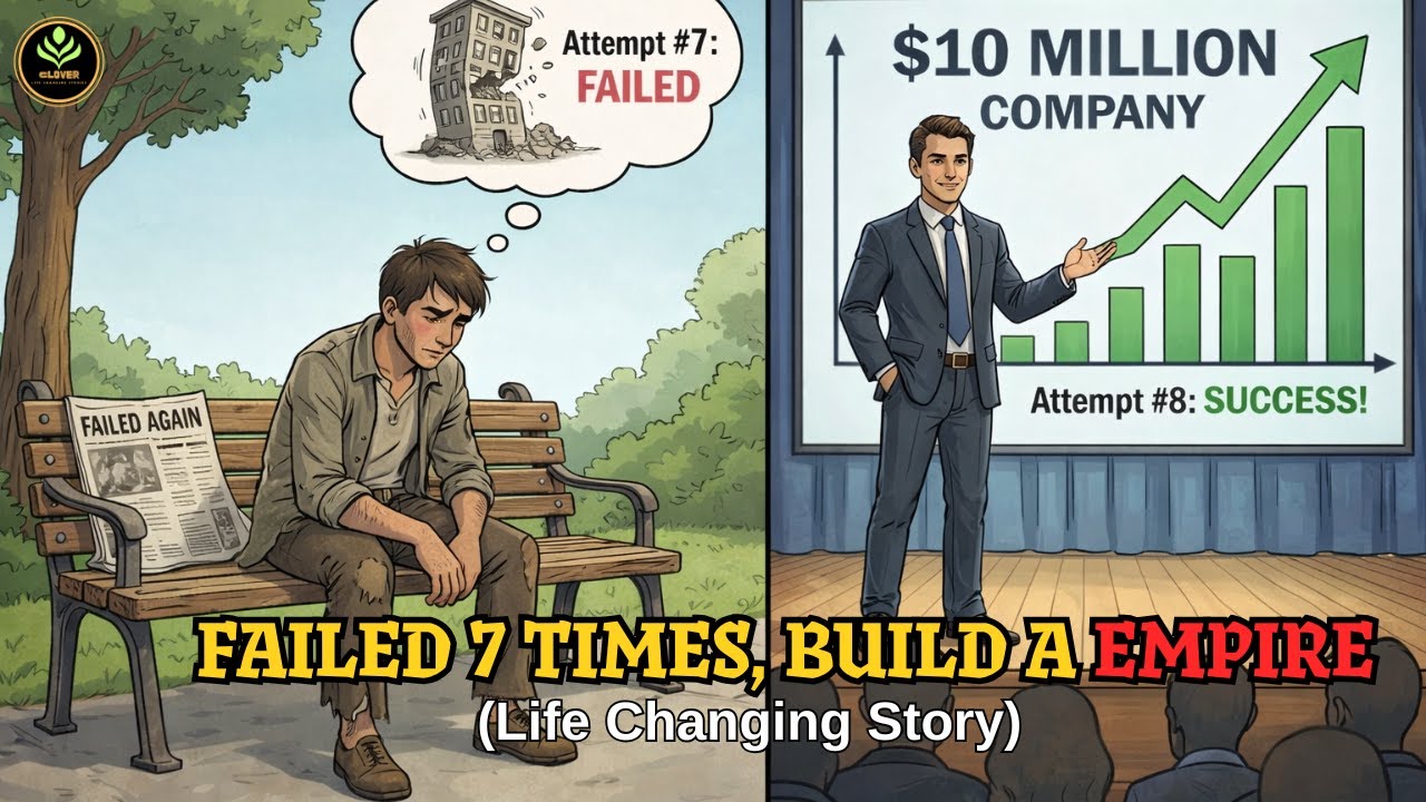 He Failed 7 Times, Lost Everything, and Still Didn’t Quit | Life Changing Stories