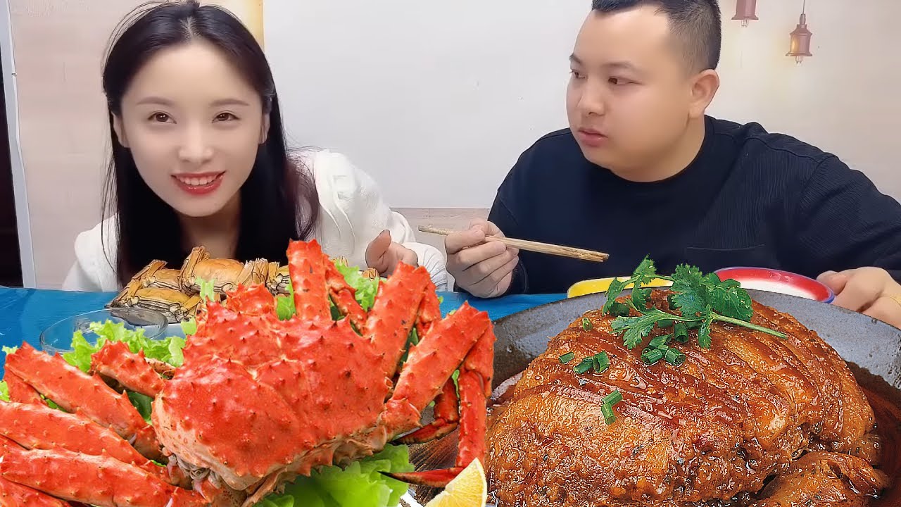 My stupid husband wouldn't let me eat eggs, but I took out crabs