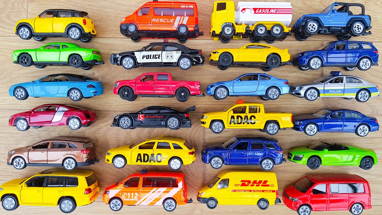 Siku Cars neu unboxing freshly bought metal parts car models from Box