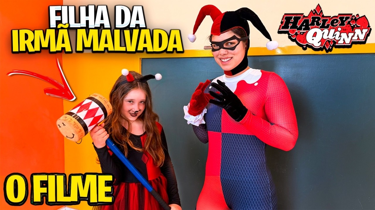 ★ O FILME DA IRMÃ MALVADA DA ARLEQUINA QUER ADOTAR A FILHA DA MULHER GATO EM 24 HORAS !!! ★