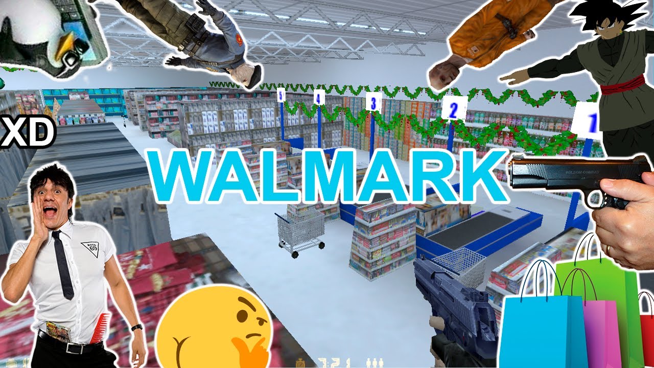 El mapa de walmart en counter strike 1.6 - super mercado en counter strike 1.6