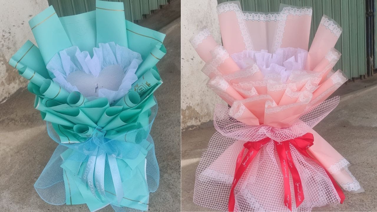 Cách làm cốt hoa hình tim / how to make flower bouquet/| Thanh Vân Flower