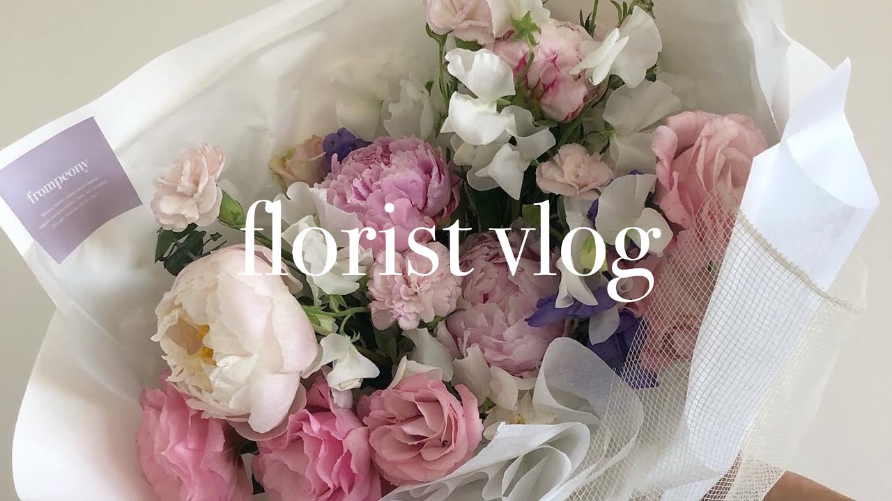 [florist vlog🌷]시드니 꽃시장 가기, 꽃다발 배달, 오랜만의 외출/sydney flower market, handtied, florist daily vlog