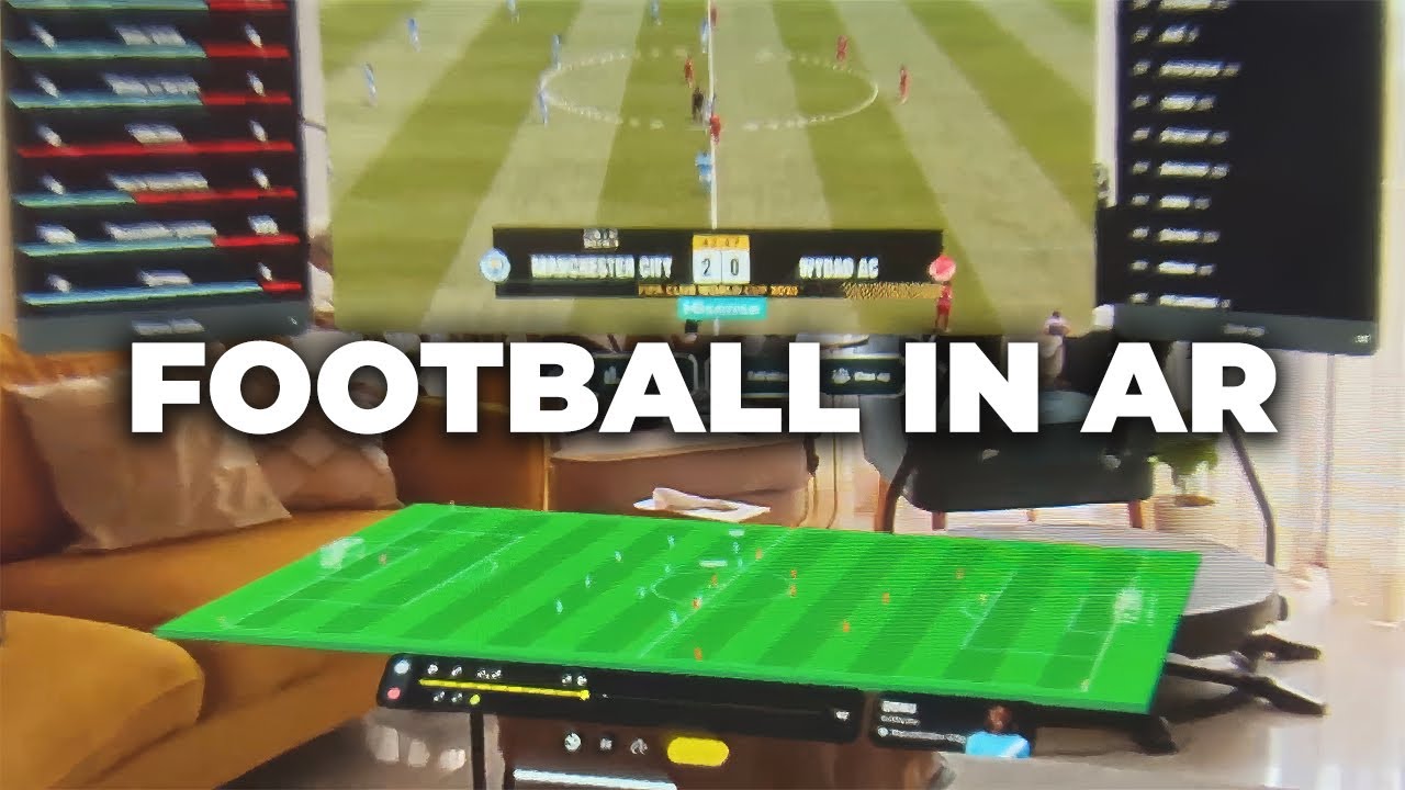 Football in Augmented Reality is cool